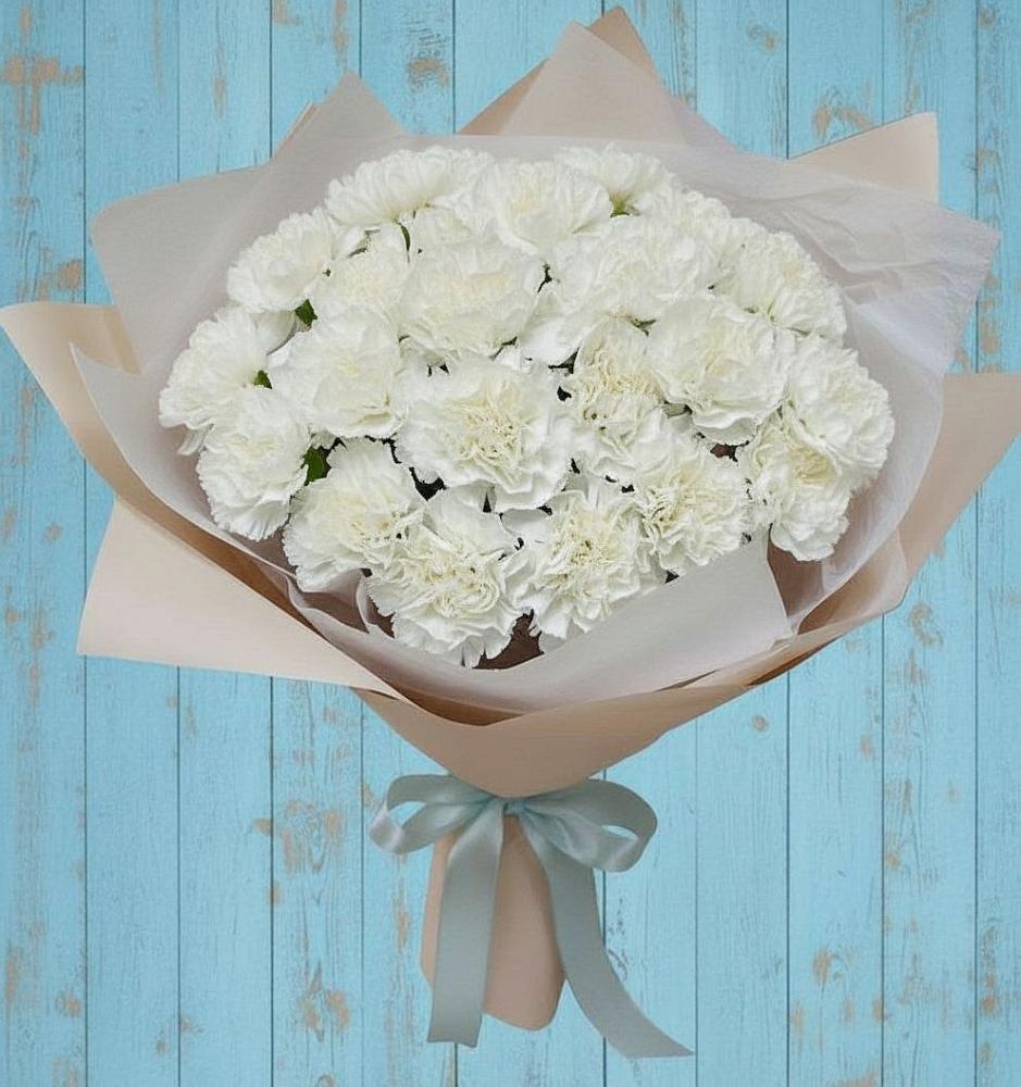 Букет цветов из: Гвоздики в Смоленском Алтайский край