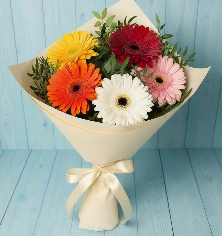 Букет цветов из: Герберы в Смоленском Алтайский край