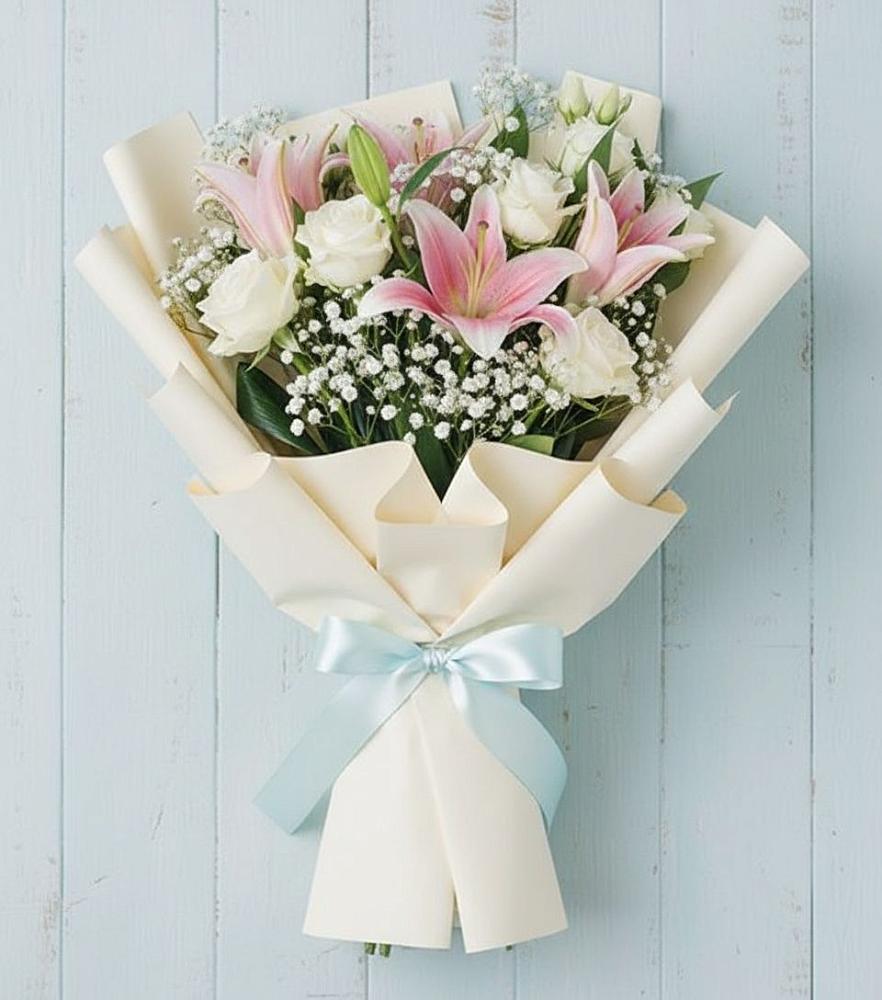 Букет цветов из: Лилии в Смоленском Алтайский край