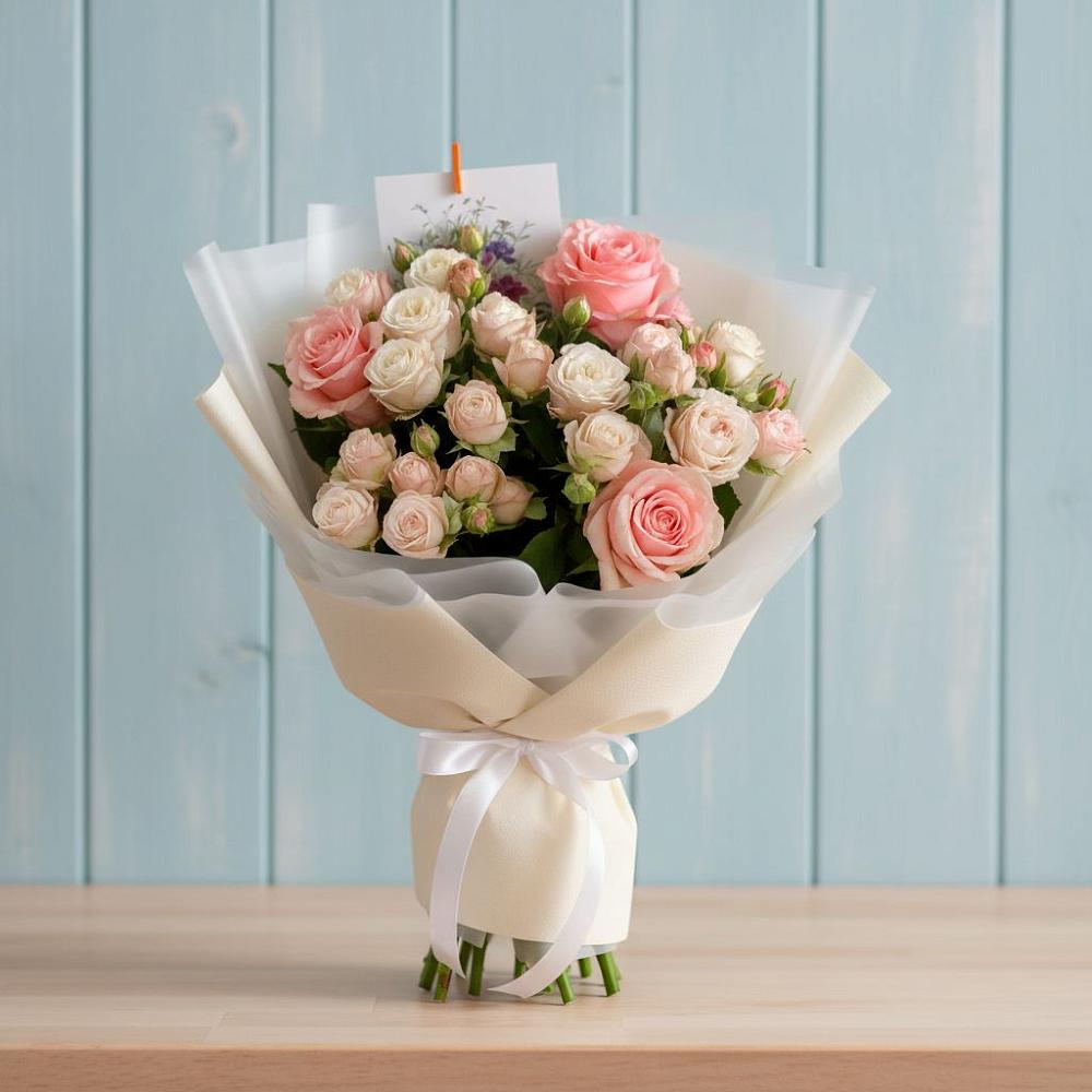 Букет цветов из: Розы в Смоленском Алтайский край