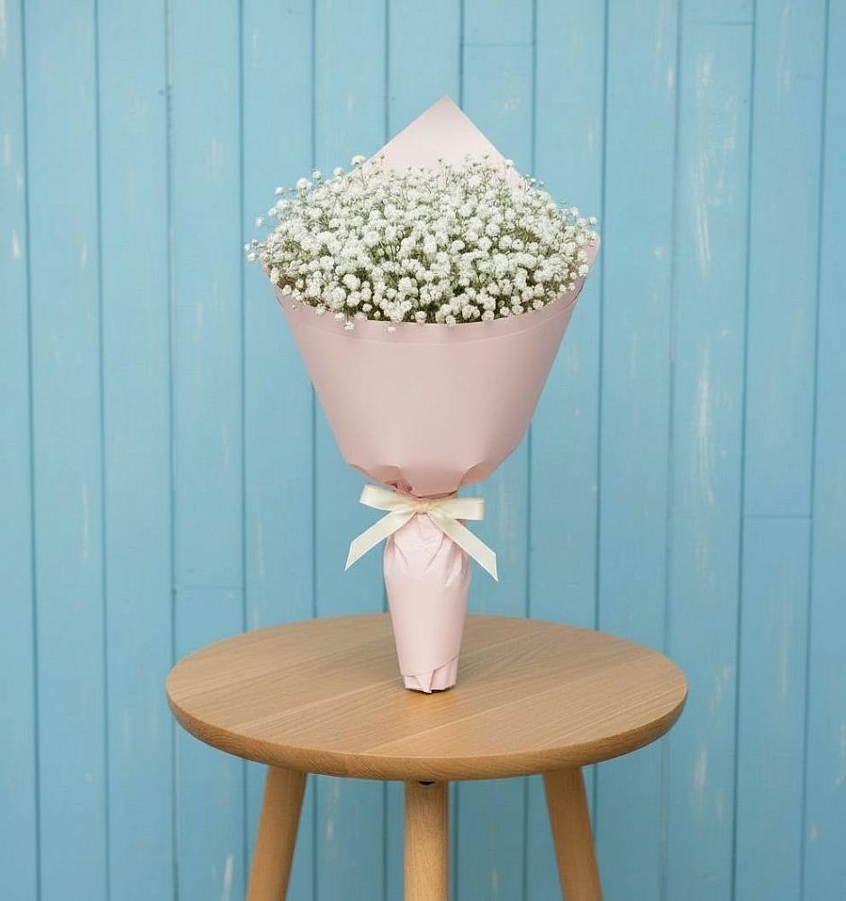 Букет цветов из: Гипсофила в Смоленском Алтайский край