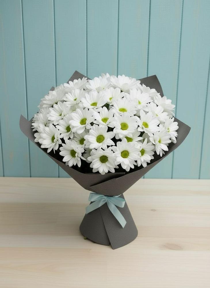 Букет цветов из: Хризантемы в Смоленском Алтайский край