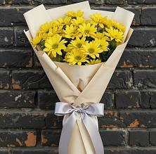 Букет цветов из:  Хризантемы в Смоленском Алтайский край