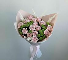 Букет цветов из:  Розы и Хризантемы в Смоленском Алтайский край