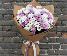 Букет цветов из:  Хризантемы в Смоленском Алтайский край