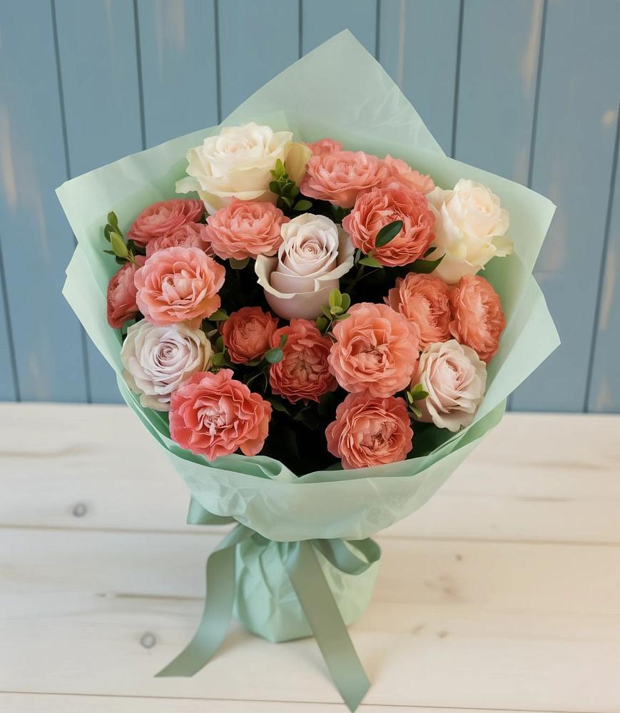 Букет цветов из: Розы в Смоленском Алтайский край