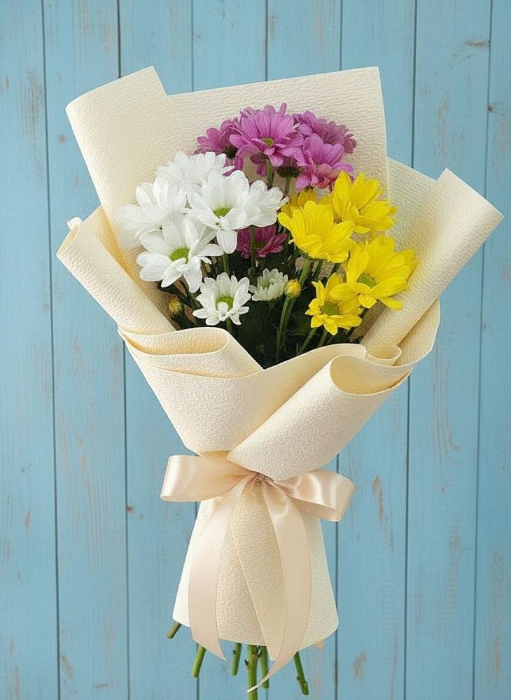 Букет цветов из: Хризантемы в Смоленском Алтайский край