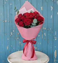 Букет цветов из:  Розы в Смоленском Алтайский край