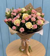 Букет цветов из:  Розы в Смоленском Алтайский край