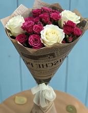 Букет цветов из:  Розы в Смоленском Алтайский край