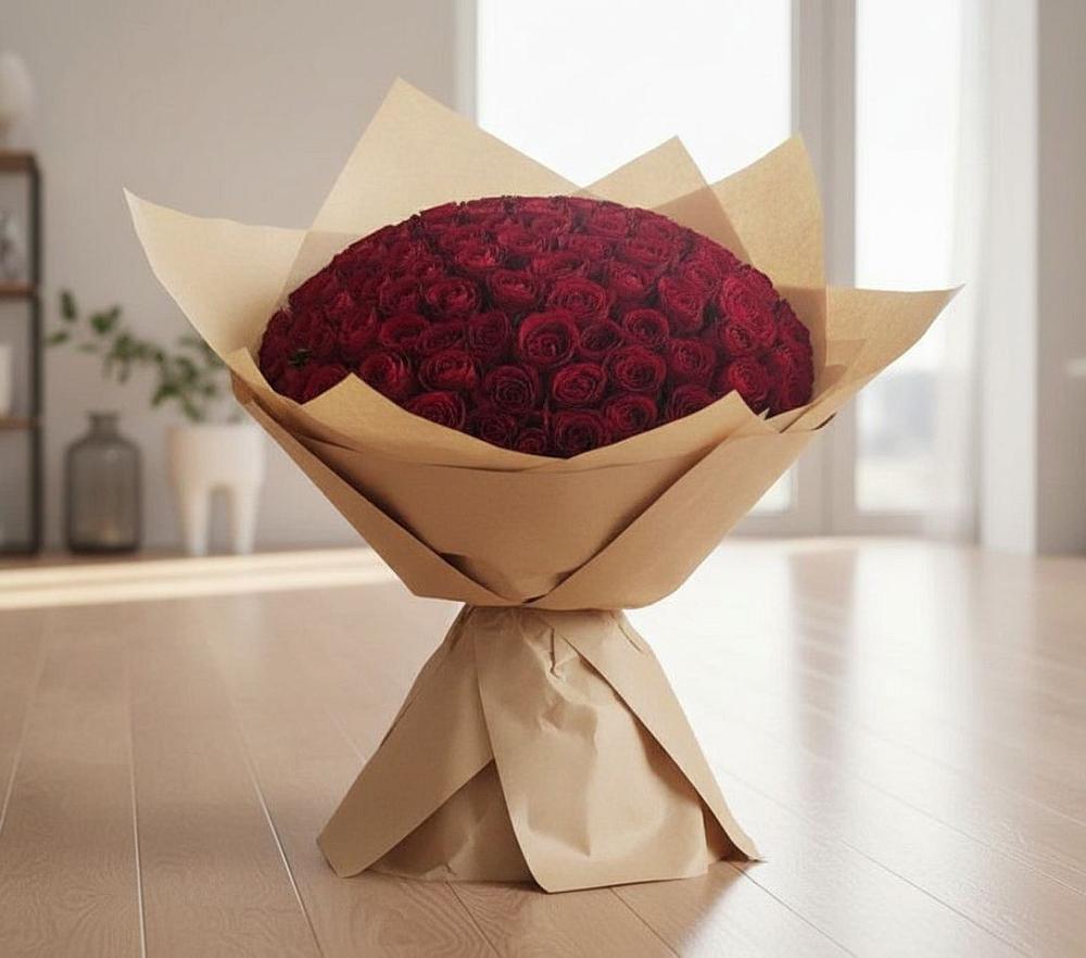 Букет 101 Красная роза в Смоленском Алтайский край