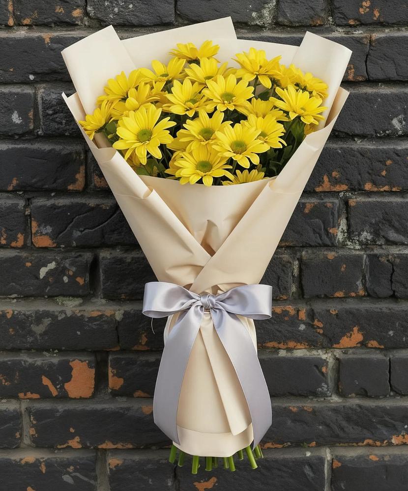 Букет цветов из: Хризантемы в Смоленском Алтайский край