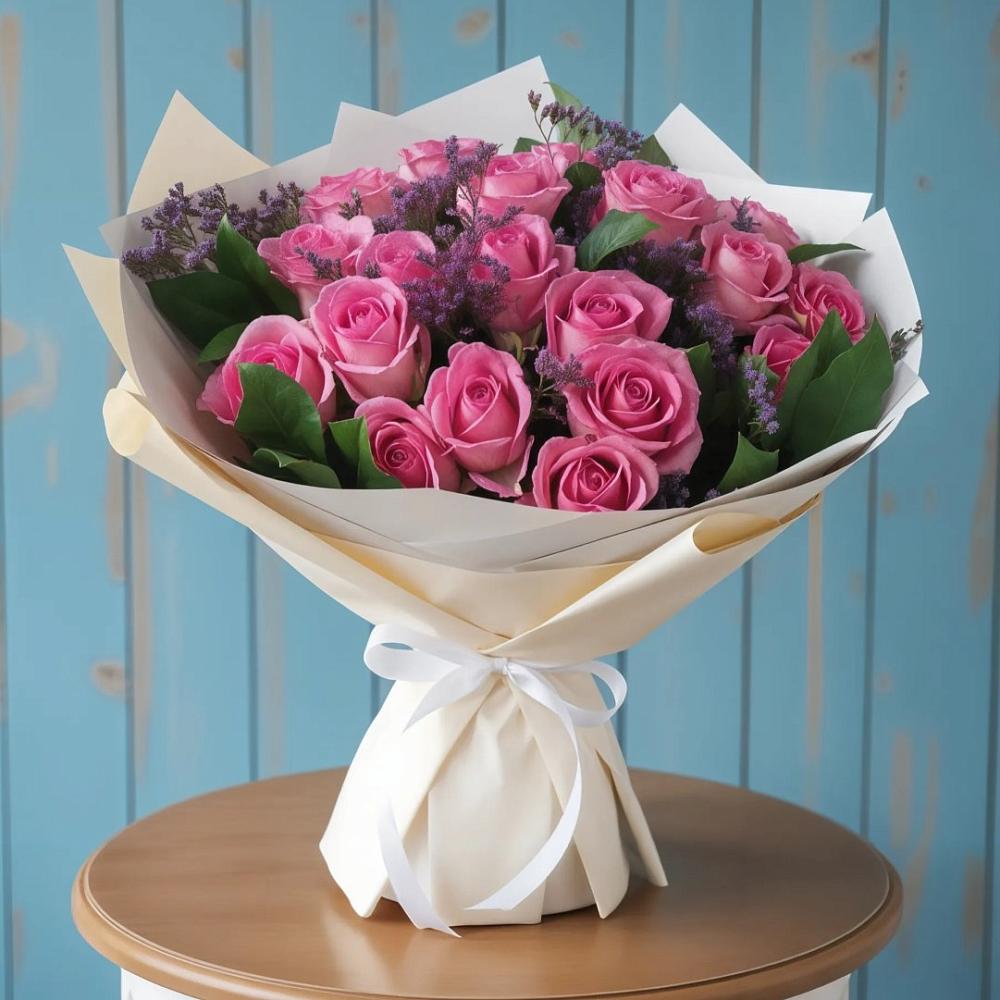 Букет цветов из: Розы в Смоленском Алтайский край