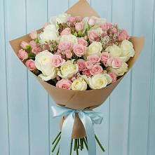 Букет цветов из:  Розы в Смоленском Алтайский край