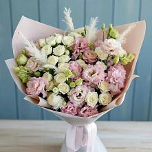 Букет цветов из:  Альстромерии и Розы #REPLACE_PRED# Смоленском Алтайский край